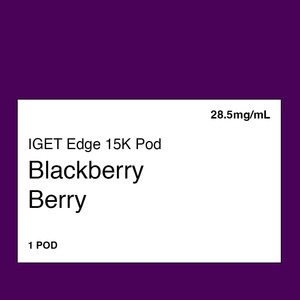 IGET Edge LP15000 Pod – Blackberry Berry