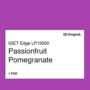 Iget Vape Nz: IGET Edge LP15000 Pod – Passionfruit Pomegranate