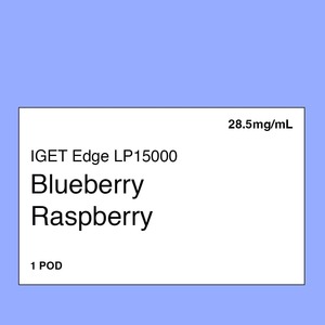 Iget Vape Nz: IGET Edge LP15000 Pod – Blueberry Raspberry