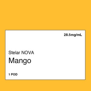 Pre Filled Vape Pods: Stelar NOVA Pod – Mango
