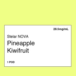Pre Filled Vape Pods: Stelar NOVA Pod – Pineapple Kiwifruit