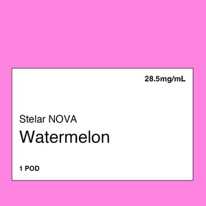 Pre Filled Vape Pods: Stelar NOVA Pod – Watermelon