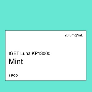 Iget Vape Nz: IGET LUNA KP 13000 Pod - Mint