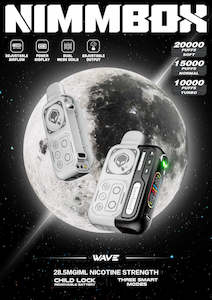 Nimmbox Wave -Starter Kit 20k Puffs Pineapple Kiwifruit
