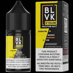 Blvk: BLVK N' YELLOW Salts - Mango Passion Ice 30ml/25mg