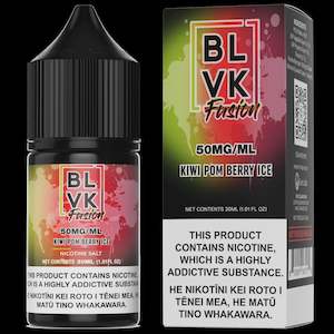 Blvk: BLVK FUSION Salts - Kiwi Pom Berry Ice 30ml/25mg