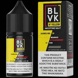 BLVK N' YELLOW Salts - Mango Strawberry Ice 30ml/25mg