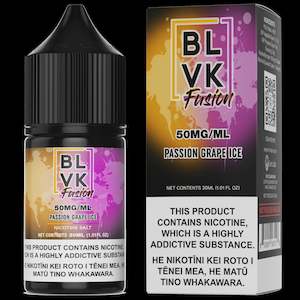 BLVK FUSION Salts - Passion Grape Ice 30ml/25mg