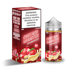 Custard Monster: Custard Monster - Strawberry 100ml/3mg
