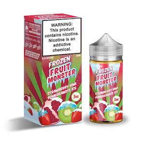 Fruit Monster: Frozen Fruit Monster - Strawberry Kiwi Pomegranate Ice 100ml/3mg