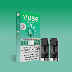 Vuse: VUSE ePod e liquid Pod - Cream Mint 2.5%