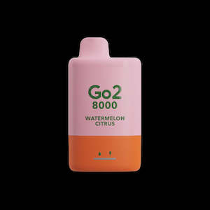 Disposables: Go2 8000 - Watermelon Citrus (Zesty Watermelon)