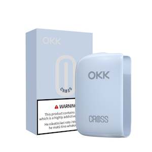 OKK CROSS - HYBRID DISPOSABLE VAPE (BATTERY ONLY) Baby Blue