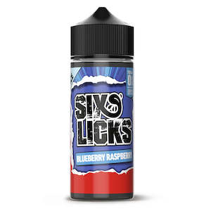 Six Licks: Six Licks - Blueberry Raspberry 100ml/6mg