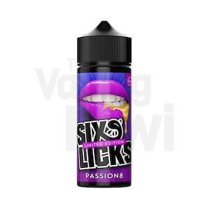 Six Licks - Passionfruit Pear 100ml /6mg