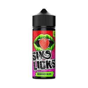 Six Licks - Strawberry Watermelon 100ml/3mg