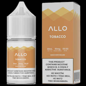 Tobacco Nicotine Salts: ALLO E-Liquid - Tobacco 30ml/50mg