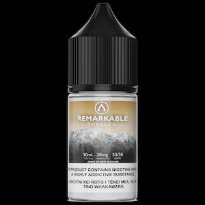 Tobacco Nicotine Salts: REMARKABLE SALTS - TOBACCO 30ml/30mg