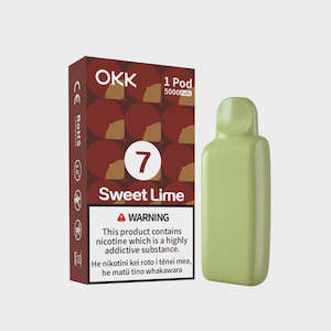 OKK CROSS PRE-FILLED REPLACEMENT POD -SWEET LIME (LEMON COLA) 20MG