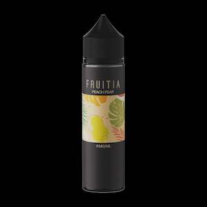 E Liquid: Fruitia - Peach Pear 60ml/3mg
