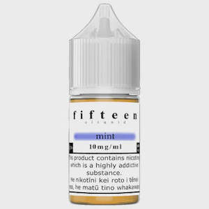 Fifteen Eliquid - Mint 30ml/15mg