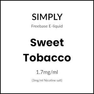 Simply Tobacco - Sweet Tobacco 60ml/3mg