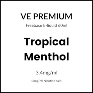 Ve Premium: VE Premium - Tropical Menthol 60ml 6mg