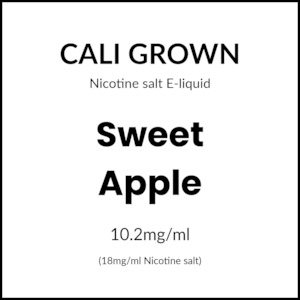 Cali Grown Ice Subohm Salts - Sweet Apple 60ml/18mg