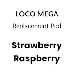 Loco Mega pod - Strawberry Raspberry