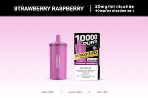Disposable: INMOOD 10K Pod - Strawberry Raspberry