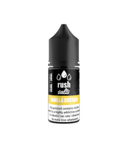 Rush Salts: Rush Salts - Vanilla Custard 30ml