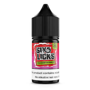 Six Licks: Six Licks Salts Strawberry Watermelon (Berried Alive)