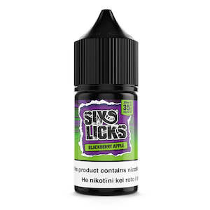 Six Licks: Six Licks Salts Blackberry Apple (Liquid Gold)