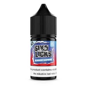 Six Licks Salts Blueberry Raspberry (Bluemonia)