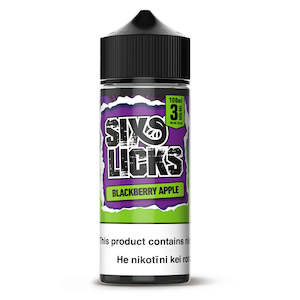 Six Licks: Six Licks - Blackberry Apple (Liquid Gold)