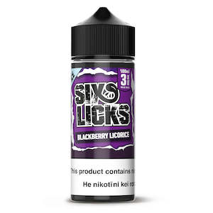 Six Licks: Six Licks - Blackberry Licorice (Bite The Bullet)