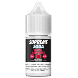 Supreme Salts: Supreme Soda Salts - Lemon Raspberry