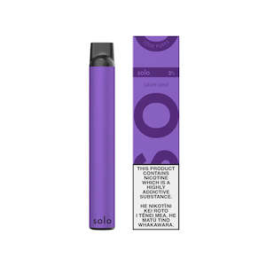 Solo Disposable: Solo Vape Device - Grape Mint