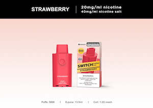 Switch Replacement Pod - 5000 Puffs - Strawberry