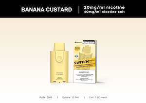 Switch Replacement Pod - 5000 Puffs - Banana Custard