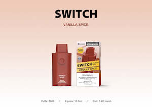 Switch Replacement Pod - 5000 Puffs - Vanilla Spice (Cola)