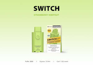 Switch Replacement Pod - 5000 Puffs - Strawberry Kiwifruit