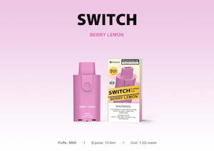 Switch Replacement Pod - 5000 Puffs - Berry Lemon (Pink Lemonade)