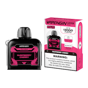 Vapengin Disposables: Jupiter 13000 Pod - Raspberry Cherry