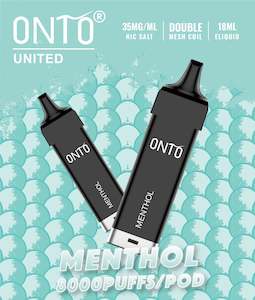 Onto Prefilled Pod: Onto - Prefilled Pod 8000 Puff - Menthol