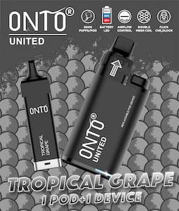 Onto Prefilled Pod: Onto - Tropical Grape Kit 8000 Puff
