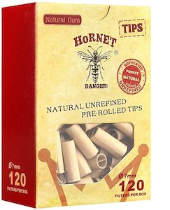 Products: Hornet: Natural Unrefined Pre-Rolled Tips • Vape Vault