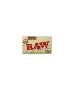 RAW: Organic Hemp Natural Single Wide Rolling Papers • Vape Vault