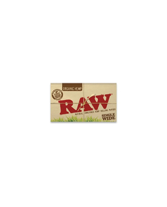 Products: RAW: Organic Hemp Natural Single Wide Rolling Papers • Vape Vault