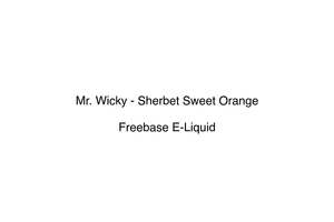 Mr. Wicky - Sherbet Sweet Orange